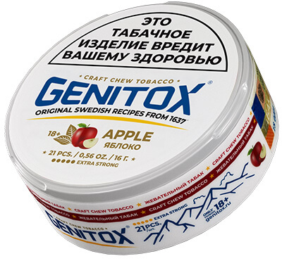 Жевательный табак Genitox Яблоко